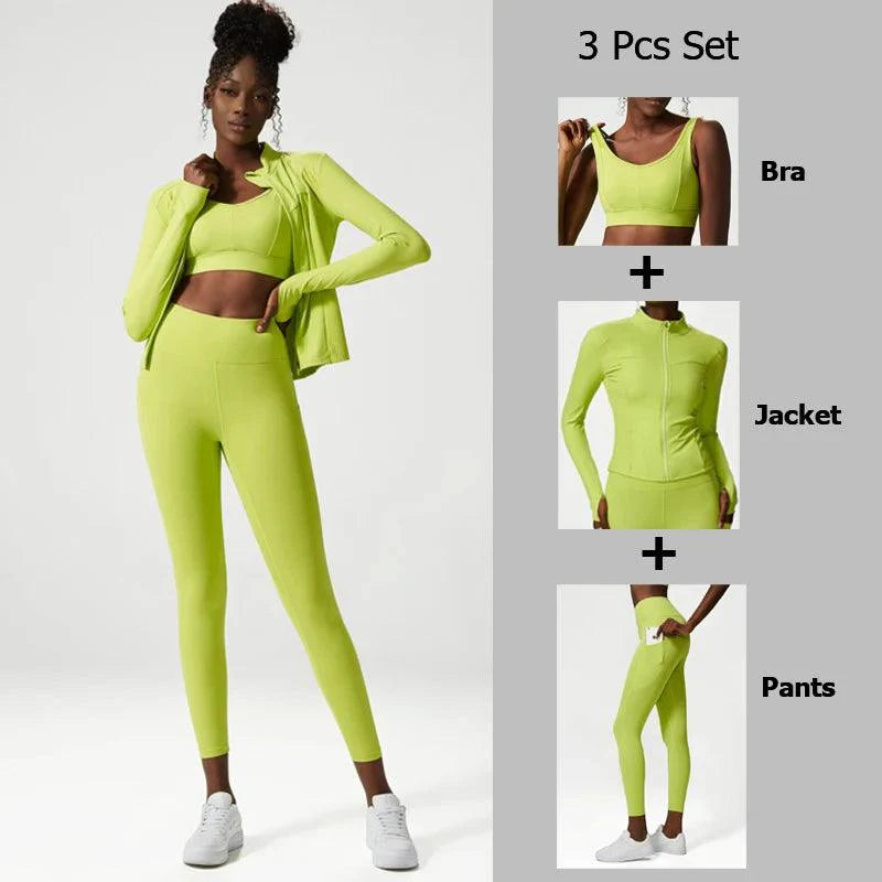 3-Pieces Yoga Set