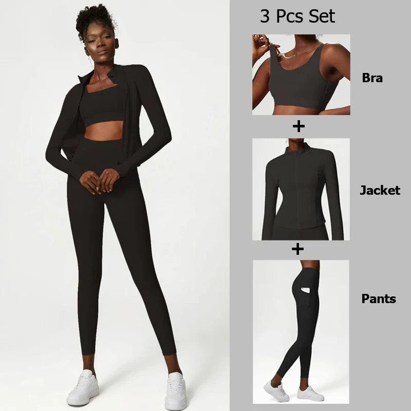 3-Pieces Yoga Set